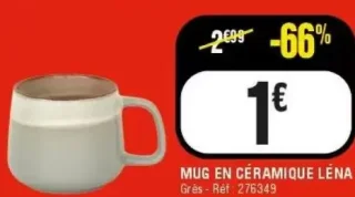 Mug en céramique Léna