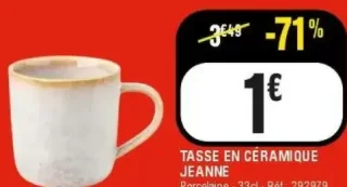 Tasse en céramique Jeanne