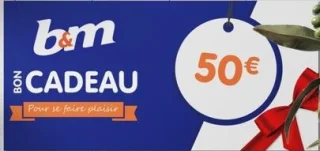 Bon cadeau B&M 50€