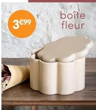 Boîte fleur