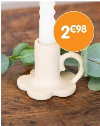 Bougeoir fleur