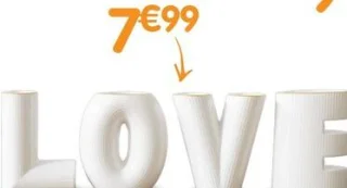 Décoration lettres LOVE