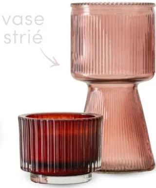 Vase strié Collection DÉCO