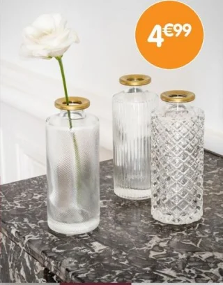 Vase en verre