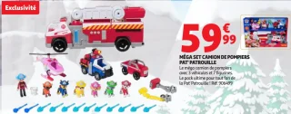 Méga set camion de pompiers Pat' Patrouille