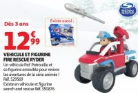Véhicule et figurine Fire Rescue Ryder Pat' Patrouille