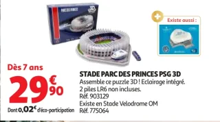 Stade Parc des Princes PSG 3D