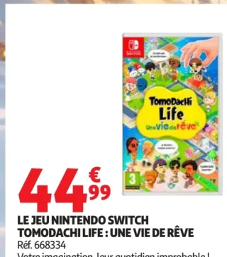 Le jeu Nintendo Switch Tomodachi Life : Une vie de rêve