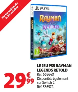 Jeu PS5 Rayman Legends Retold