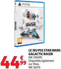 LE JEU PS5 STAR WARS GALACTIC RACER