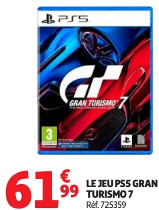 Le jeu PS5 Gran Turismo 7