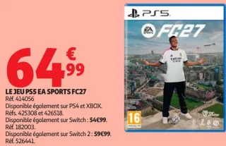 Le jeu PS5 EA Sports FC24