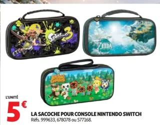 La sacoche pour console Nintendo Switch