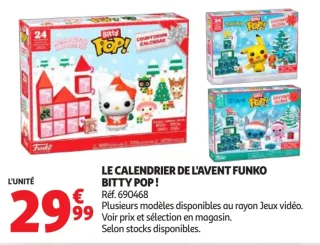 Le calendrier de l'avent Funko Bitty Pop!