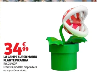 LA LAMPE SUPER MARIO PLANTE PIRANHA