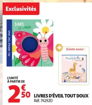 Livres d'éveil tout doux