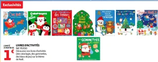 Livres d'activités de Noël