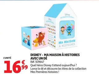 Coffret Disney - Ma maison à histoires avec un dé