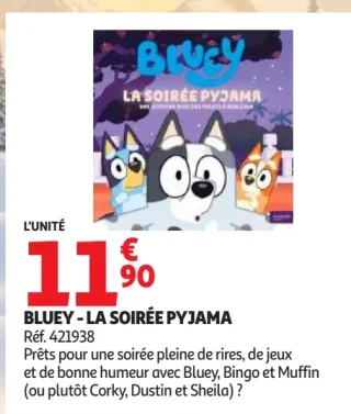Livre Bluey - La soirée pyjama