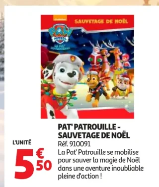 Livre Pat' Patrouille - Sauvetage de Noël