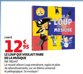 Livre Le Loup qui voulait faire de la musique