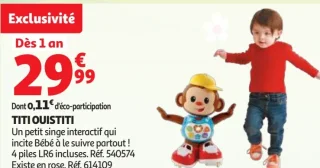Titi ouistiti Vtech
