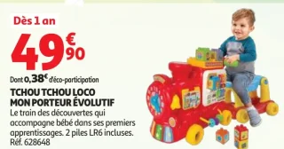 Tchou tchou loco mon porteur évolutif Vtech