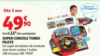 Vtech Super Console Turbo Pilote