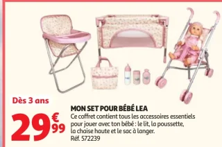 Coffret accessoires Mon set pour bébé Lea One Two Fun