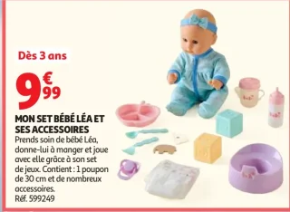 Mon set bébé Léa et ses accessoires One Two Fun