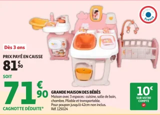 Smoby Baby Nurse Grande maison des bébés