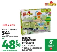 Lego Duplo Le train d'aventures interactif 10427