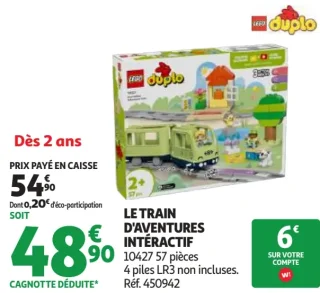 Lego Duplo Le train d'aventures interactif 10427