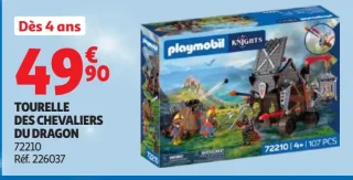 Tourelle des chevaliers du dragon Playmobil 72210