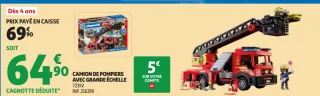 Camion de pompiers avec grande échelle Playmobil 72192