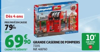 Grande caserne de pompiers Playmobil 72191
