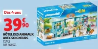 Playmobil Hôtel des animaux avec soigneurs 71742