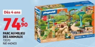Playmobil Parc au milieu des animaux 72070