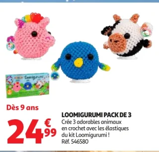 Loomigurumi Pack de 3