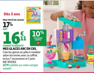 Mes glaces arc en ciel Play-Doh