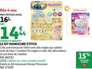 Aquabeads Le kit manucure Stitch