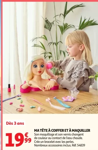 Ma tête à coiffer et à maquiller One Two Fun
