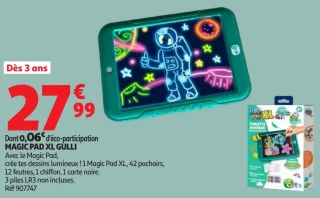 Tablette lumineuse Magic Pad XL Gulli
