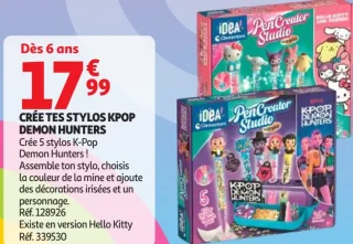 Clementoni IDEA Crée tes stylos KPop Demon Hunters