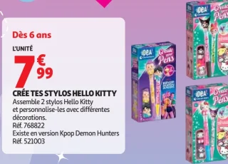 Clementoni IDEA Crée tes stylos Hello Kitty