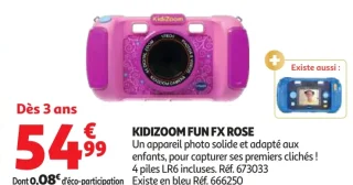 Kidizoom Fun FX rose Vtech