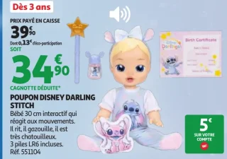 Poupon Disney Darling Stitch