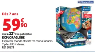 Globe interactif Exploraglobe Clementoni