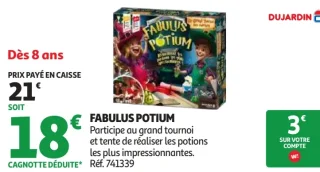 Jeu de société Fabulus Potium Dujardin