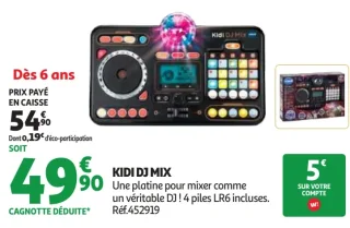 Platine DJ enfant Kidi DJ Mix Vtech